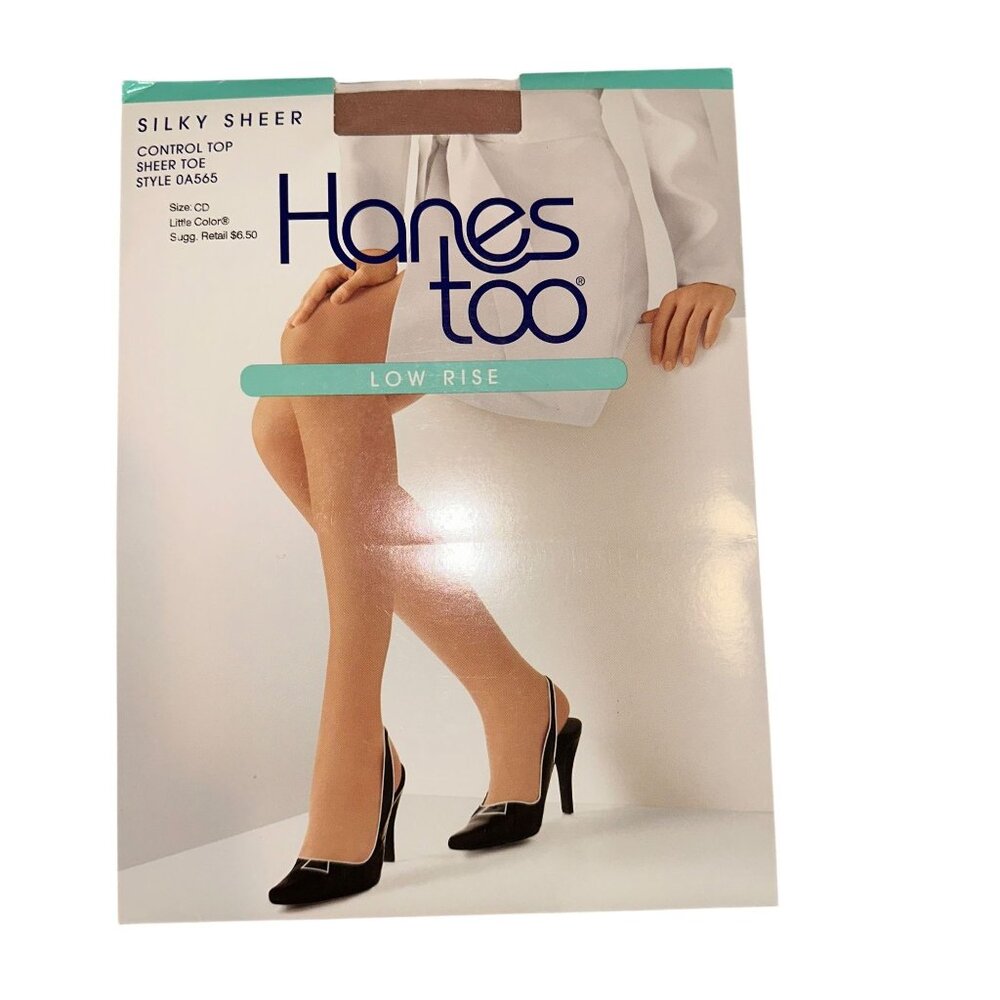 New Vtg Hanes Silk Refelcetions Womens Pantyhose Size CD Resilience Too 5 Pairs - Picture 4 of 10